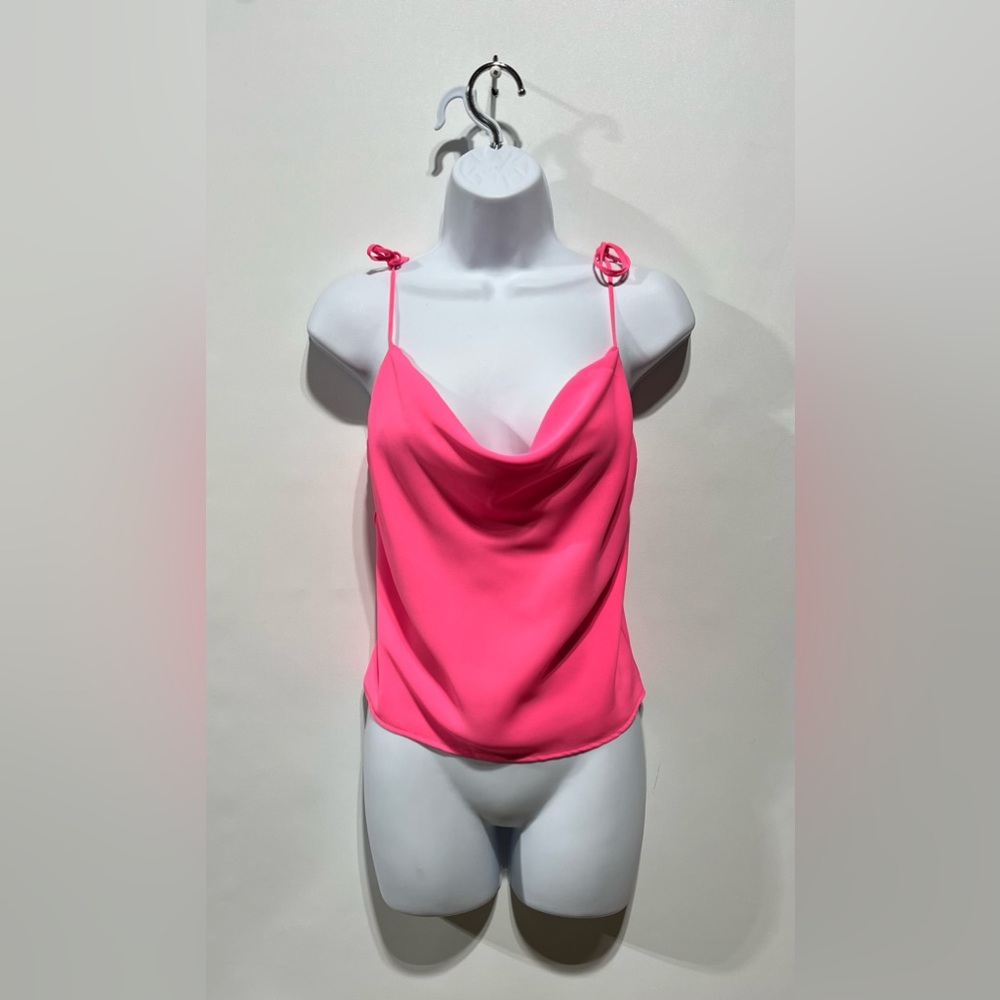 NBD Hot Pink Women's‎ Spaghetti Strap Blouse Women’s Size XS